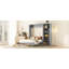 Lit escamotable mural avec tablettes à 5 pneus-135001661-135001662