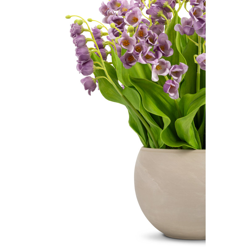 Cora RealTouch Muguet Arrangement, Periwinkle