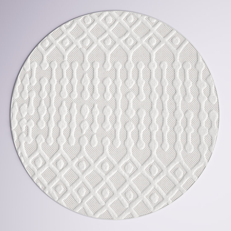 Annalee Moroccan Diamond Ivory Indoor/Outdoor Rug