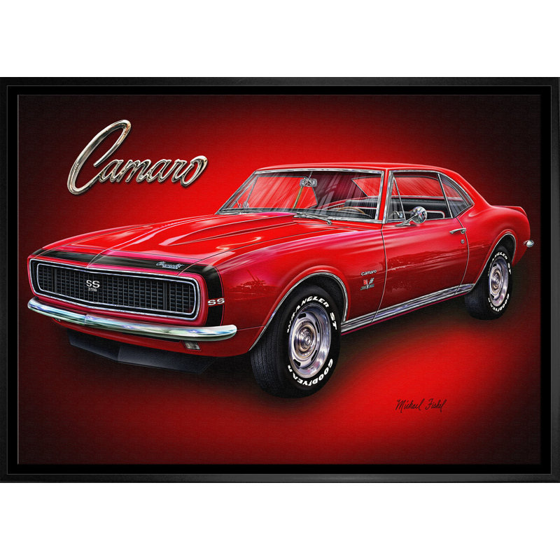 Toile encadrée Camaro 20 x 29 par Michael Fishel