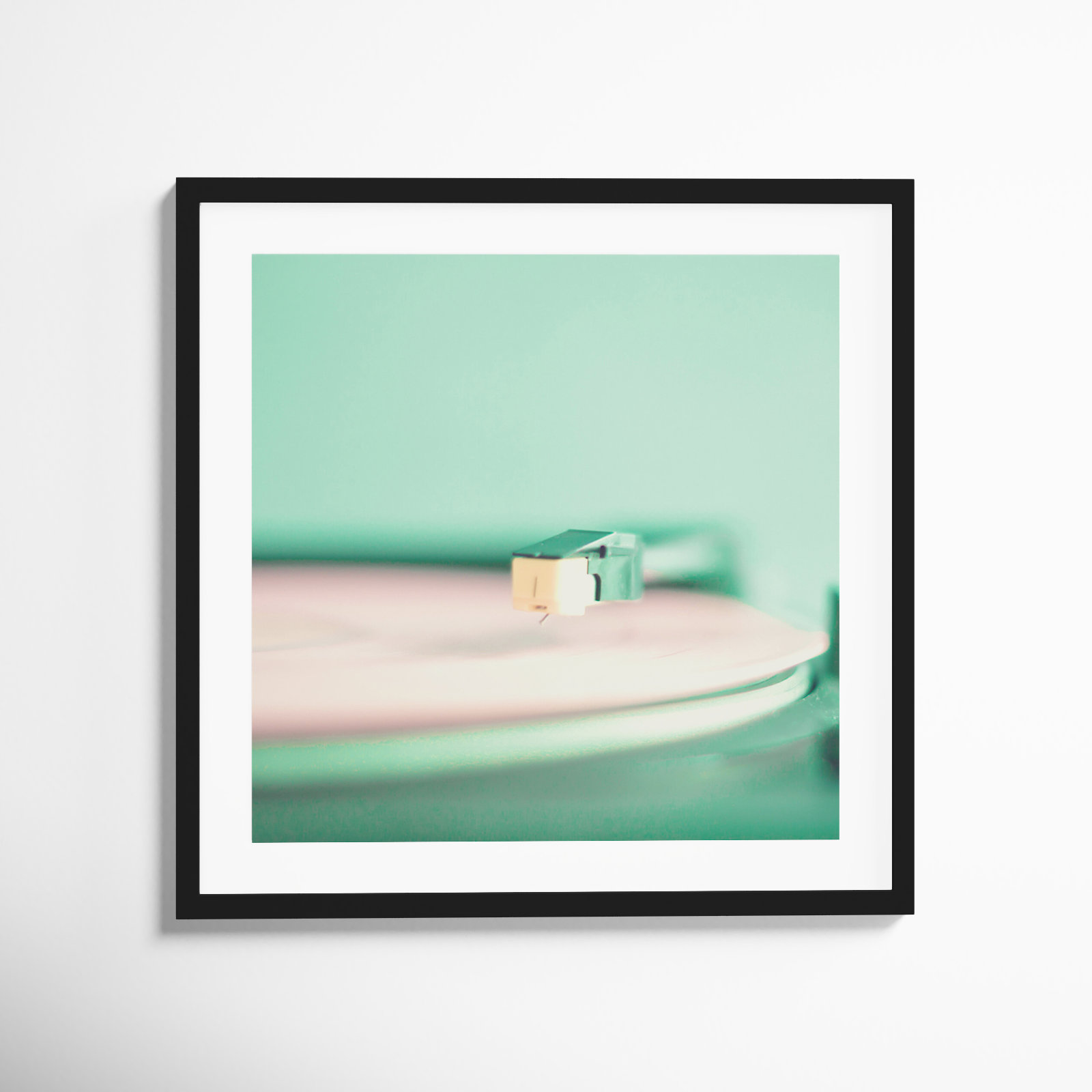 Analogue by Caroline Mint, Black, 25.25" H x 25.25" W x 0.88" D