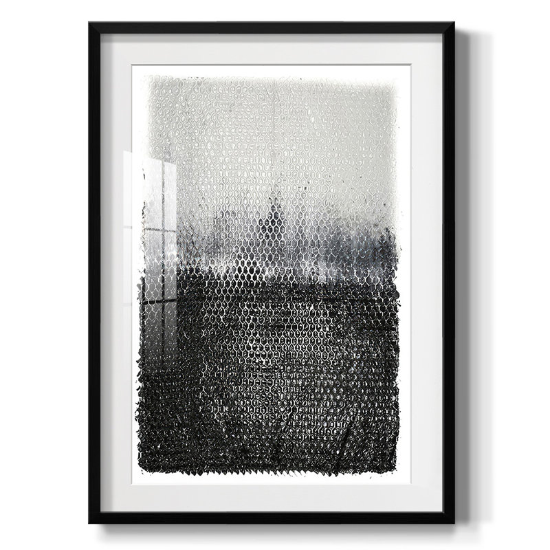 Imprimé albâtre II - Impression encadrée, H 28,5 po x l 20,5 po, Noir