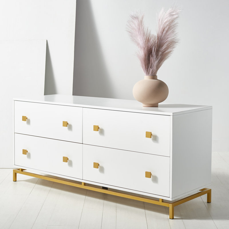 56'' W 4 - Drawer Dresser, White