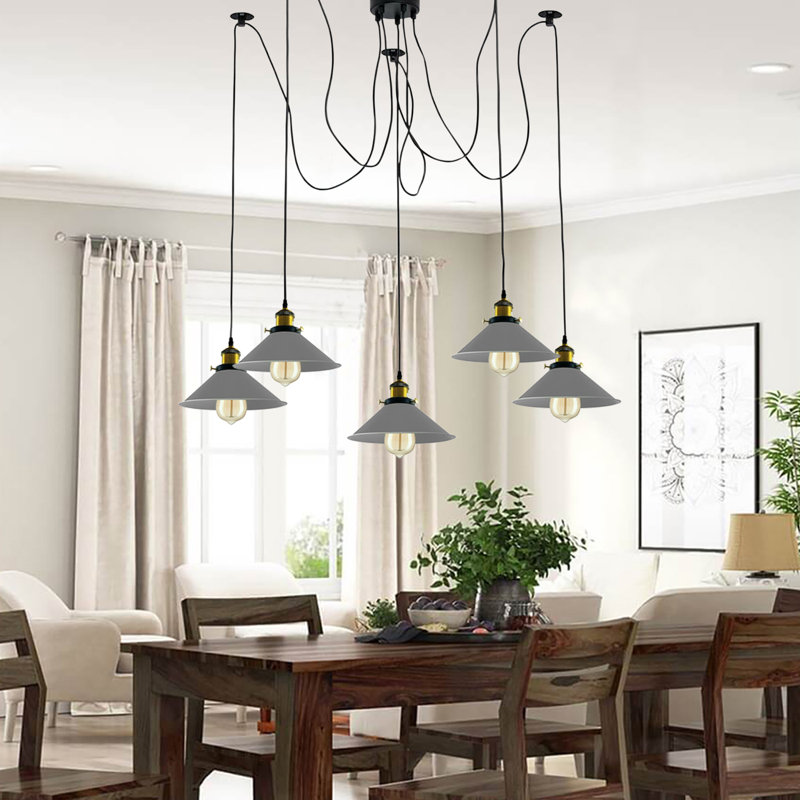 Rowell 5 - Light Pendant, Grey