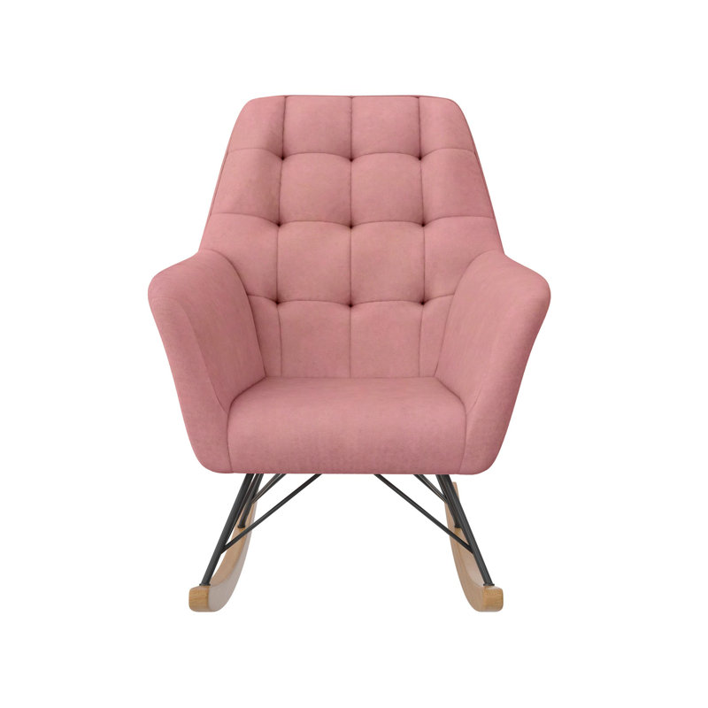 Barbarajean Rocking Chair, Pink