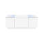 LED Coffee Table With Open Storage And 2 Drawers-713317537
