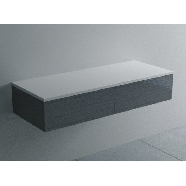 CB-103 (39 x 15), Plateau blanc brillant / panneaux de brosses en ac