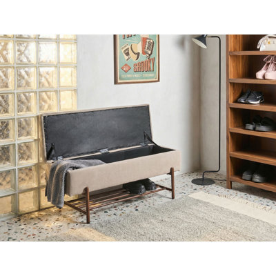 Upholstered Plywood Shelves and Storage Bench