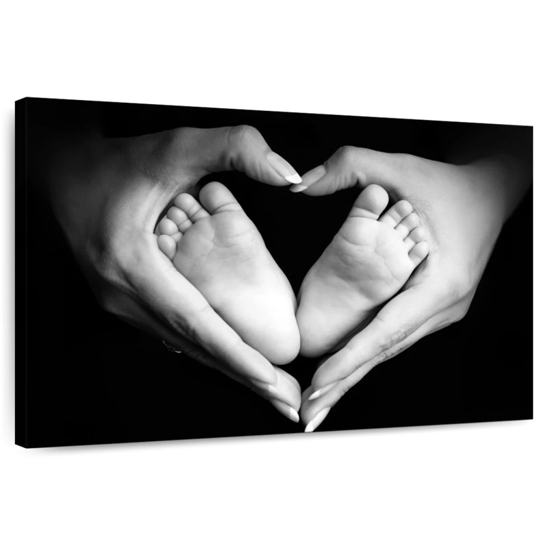 Maman et bébé aiment, H 24 po x l 36 po