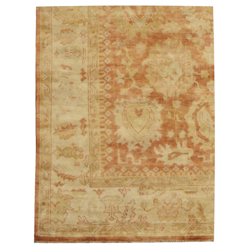 Antique Weave Oushak Wool Oriental Area Rug, Rectangle 10' x 14'
