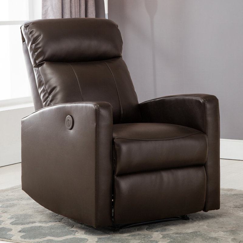 Troutman Faux Leather Power Recliner