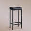 Ensemble de 2 tabourets de bar à hauteur de comptoir, tabourets de bar en similicuir de 30 po pour comptoir de cuisine, noir-1509092485-1509092490
