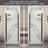 30" W X 72" H Frameless Shower Door With 1/4" Clear Tempered Glass-123653396