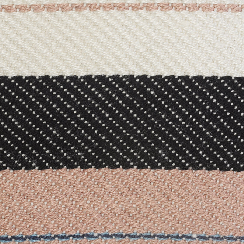 Striped Polyester Throw Pillow