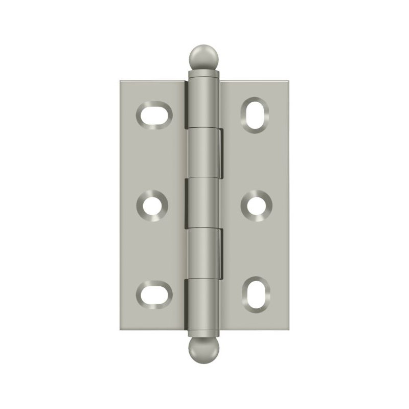 2.5'' x 1.75'' Butt Bearing Hinge, Brushed Nickel
