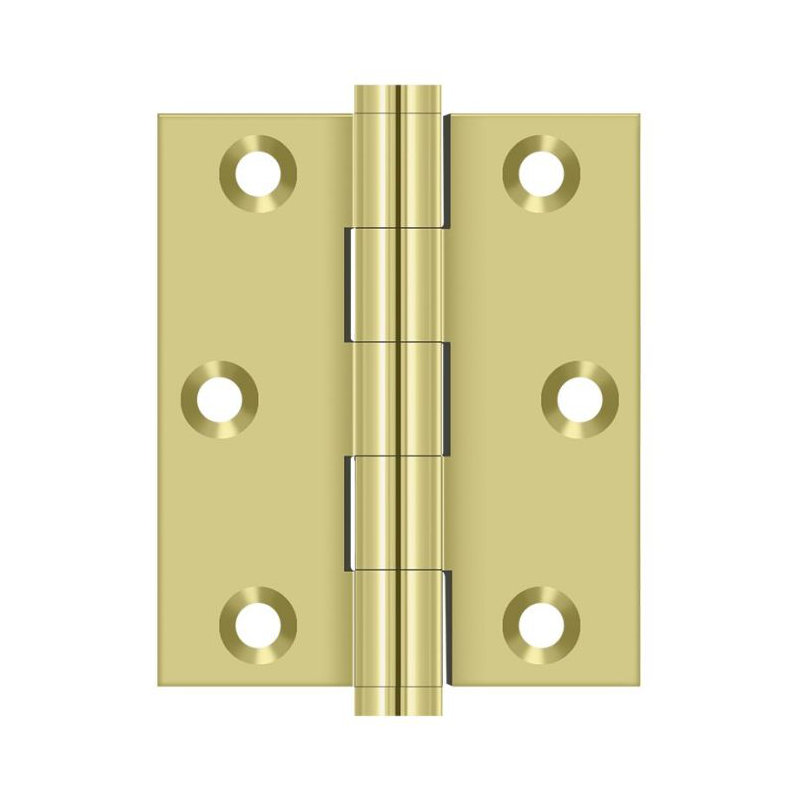 102'' x 102'' Butt Bearing Hinge, Polished Brass