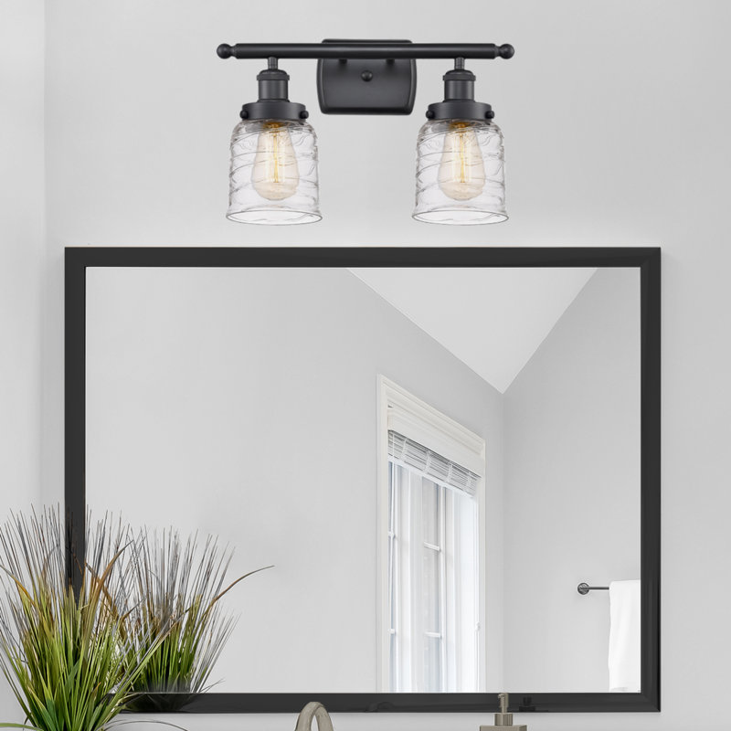#N/A, Clear Deco Swirl, Matte Black, LED