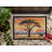 Elephants Savanna Sunrise Doormat-112746409