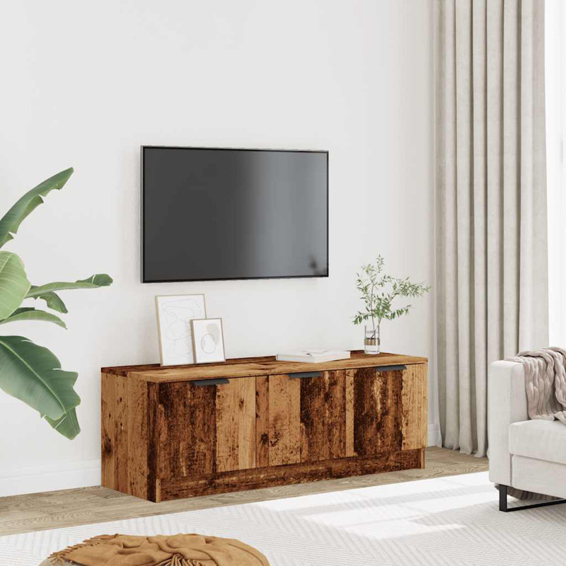 Jourdain TV Stand for TVs up to 48", Old Wood