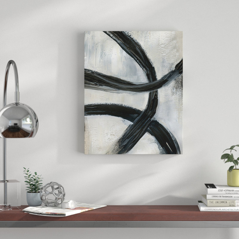« abstract rings ii », impression sur toile tendue, H 36 po x l 48 po x P 1,5 po