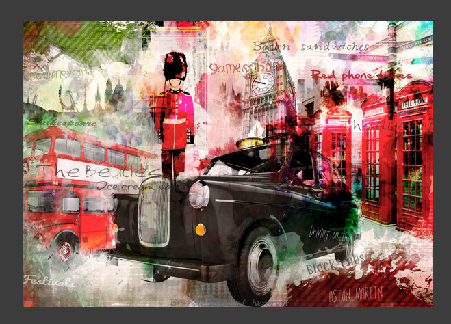 Streets of London 2.10m x 300cm Wallpaper