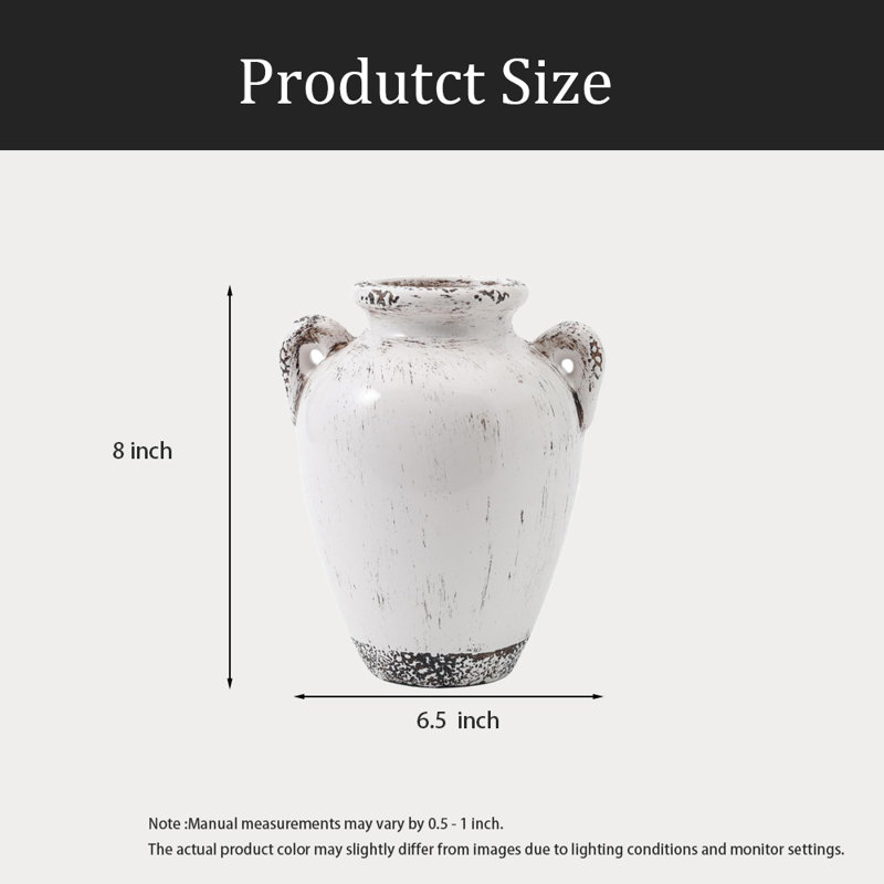Vase en céramique, Blanc