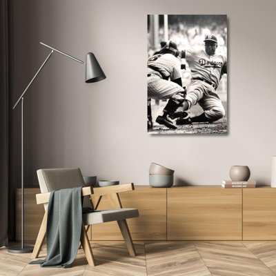 Jackie Robinson Stealing Home, 1955 IMA-K370