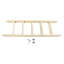 Escabeau en bois 57,05 po de hauteur