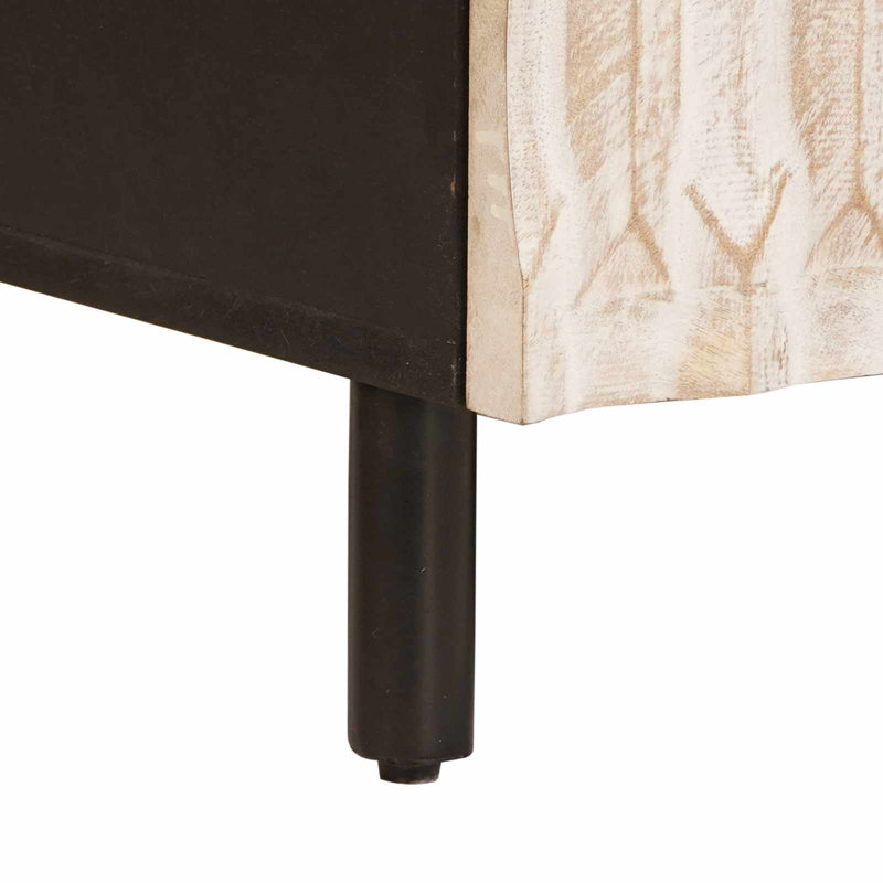 Coffee Table with Storage, White