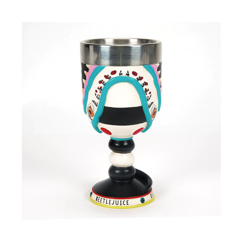 Beetlejuice Sandworm Decorative Chalice Goblet, 7.09 Inch, Multicolor