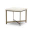 HAMMERED IRON Marble End Table-1791442078