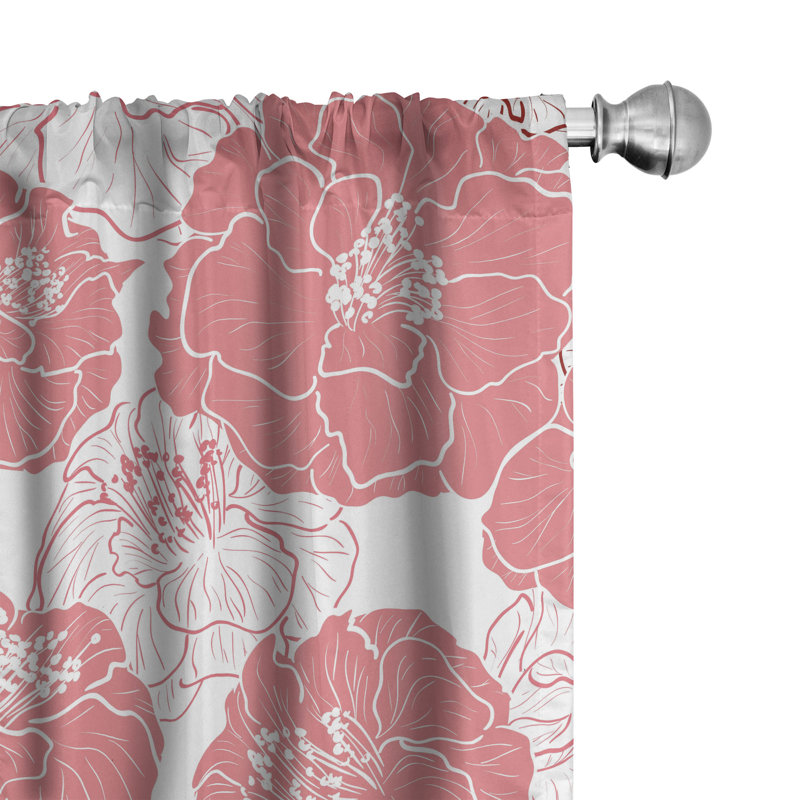 Semi Sheer Curtain Pair, 56" W x 95" L