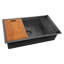 Workstation 33" L x 19" W Undermount Kitchen Sink with Sink Grid-1026105853-1026105854