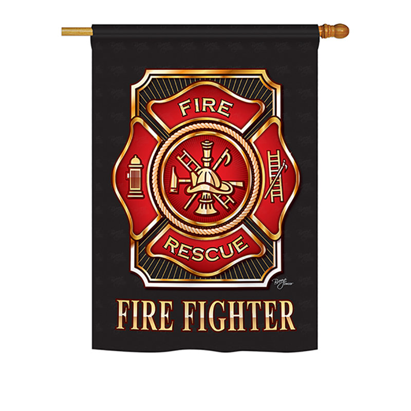Double Sided Polyester, 18.5" H x 13" W, Burlap