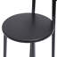 Ensemble de 3 tabourets de bar ronds 27 po avec repose-pieds et chaises de cuisine modernes pour comptoir-1147299558