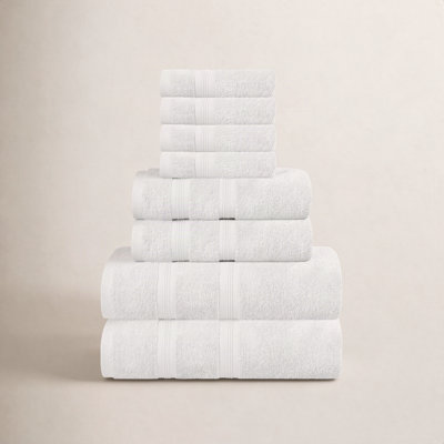 8-Piece Zero-Twist Cotton Towel Set