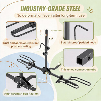 Platform Hitch-Mount Bike Rack
