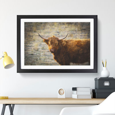 Highland Bull Cow Vol.2 - Framed Print