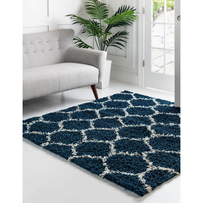 Geometric Indoor Rug, Square 6'