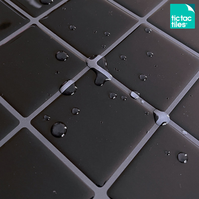 Carreau de mosaïque en pvc à écorce en pvc 10 po x 10 po