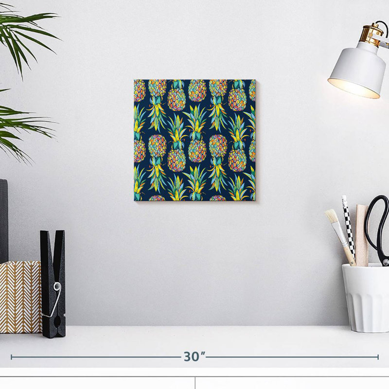 Yarlin Tropical Pineapples, 10" H x 10" W