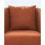 Fauteuil d'appoint en velours avec coussin-1005279768