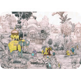 India Scene Verdigris Placemat Set