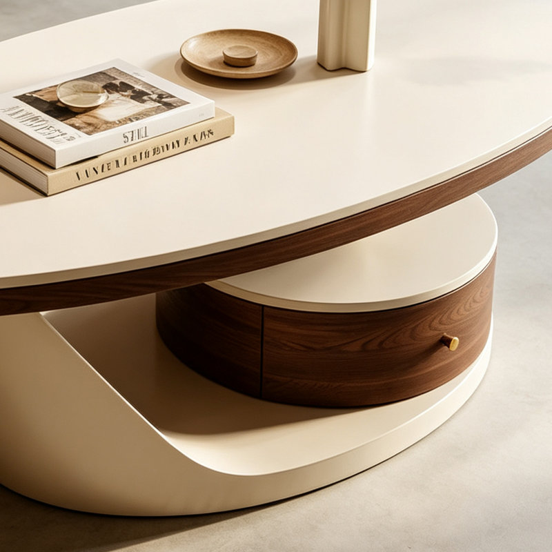 Luxury Slate Multi‑Storage Coffee Table