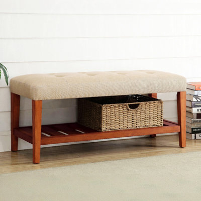 Banc ACME, beige et chêne