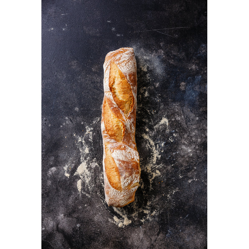Baguette Bread - Photographie sur toile tendue, H 12 po x l 8 po x P 1,25 po
