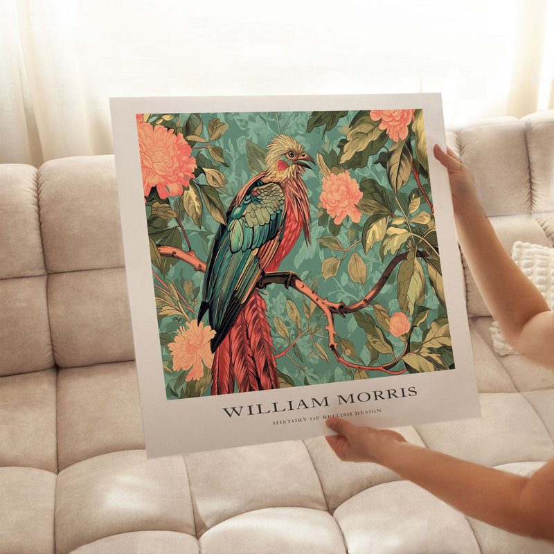 Animaux, animaux, William Morris, H 12 po x l 12 po