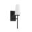River 1-Light Wall Sconce in Black-1078915333
