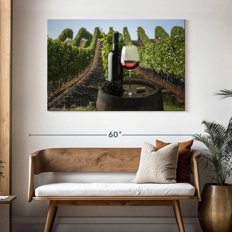 Dégustation de vin Yarlin, H 32 po x l 48 po