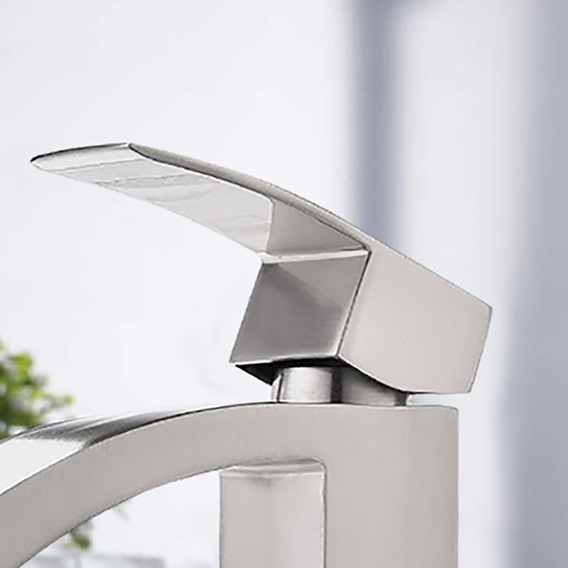 Single Hole Bathroom Faucet, Brushed Nickel